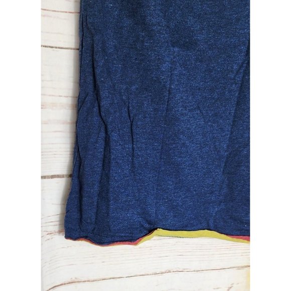 Vassari Los Angeles Blue L Rare Designer V-Neck Shirt with Pocket - Picture 8 of 16